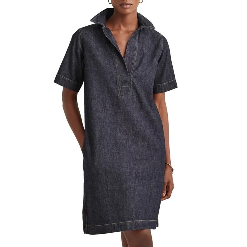 Lauren Ralph Lauren Dark Indigo Denim Mini Dress